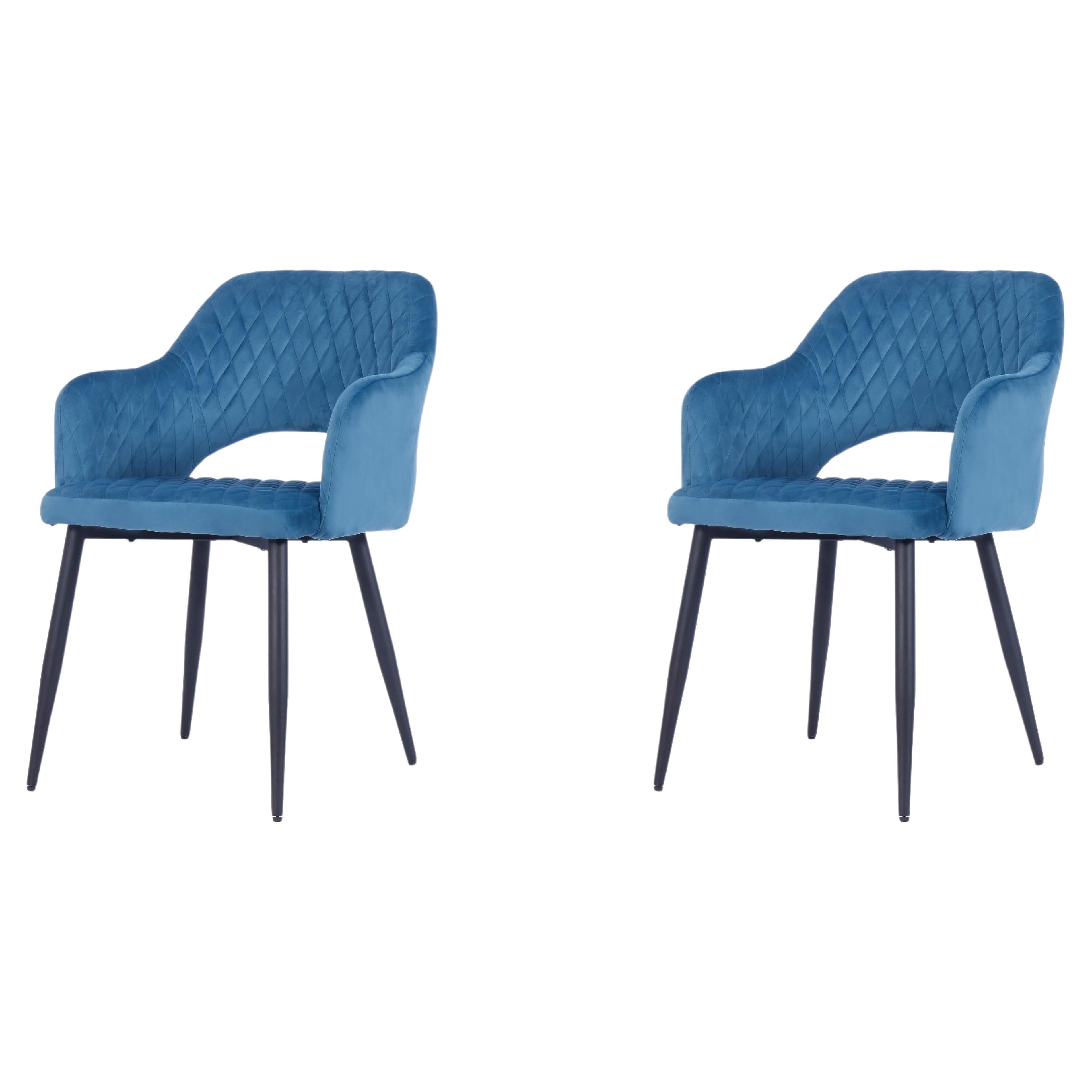 Bretz Hangout Velvet Fabric Armchair Blue Turquoise Function at 1stDibs turquoise chair