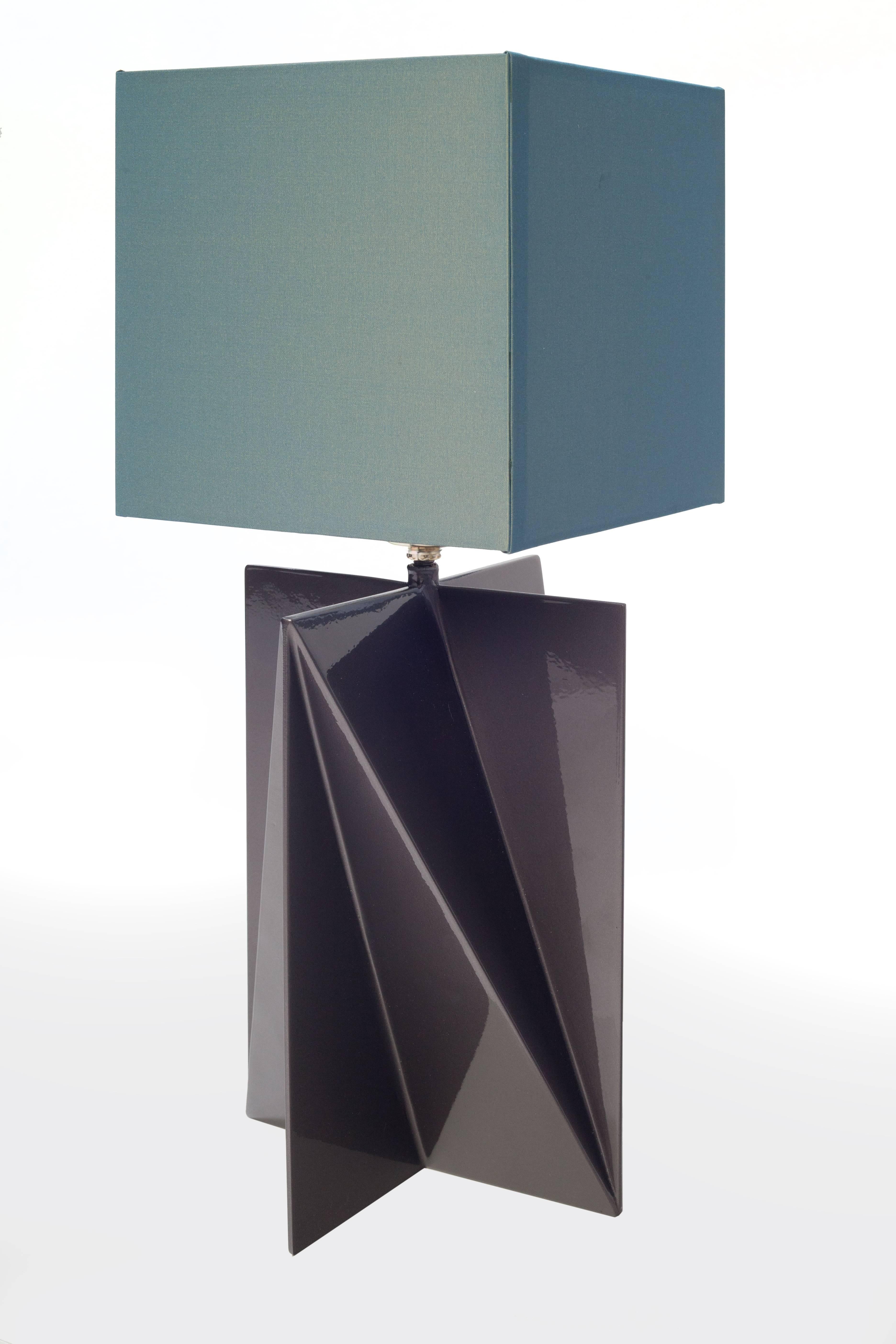 Brutalist Pair of Dart Table Lamps by Harry Clark