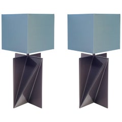 Pair of Dart Table Lamps by Harry Clark