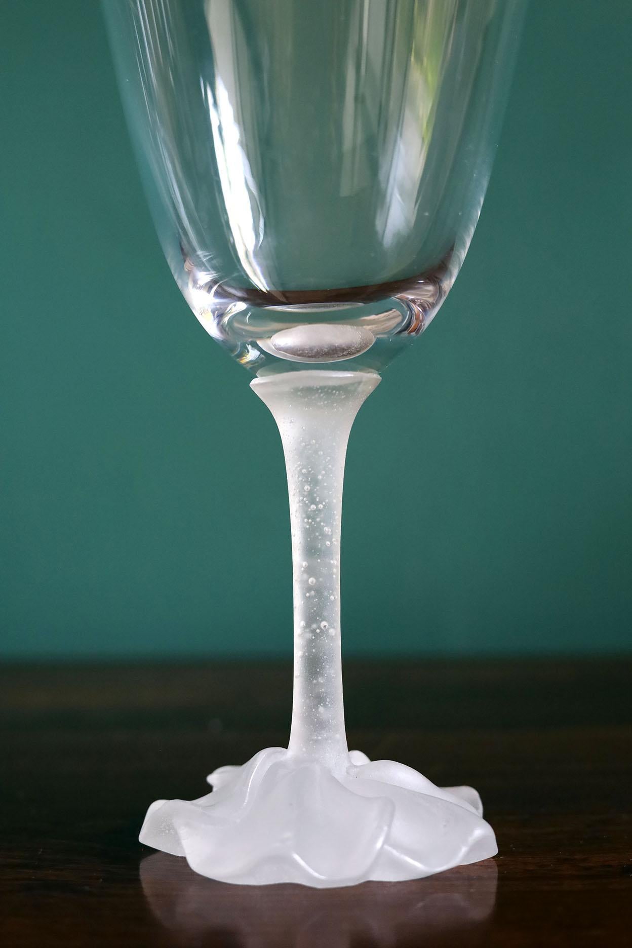 Intagliato Coppia di Bicchieri da vino rosso modello 