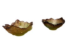 Pair of Daum Glass Bowls