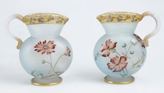 Pair of Daum Nancy Miniture Jugs