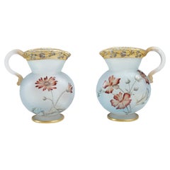 Pair of Daum Nancy Miniture Jugs