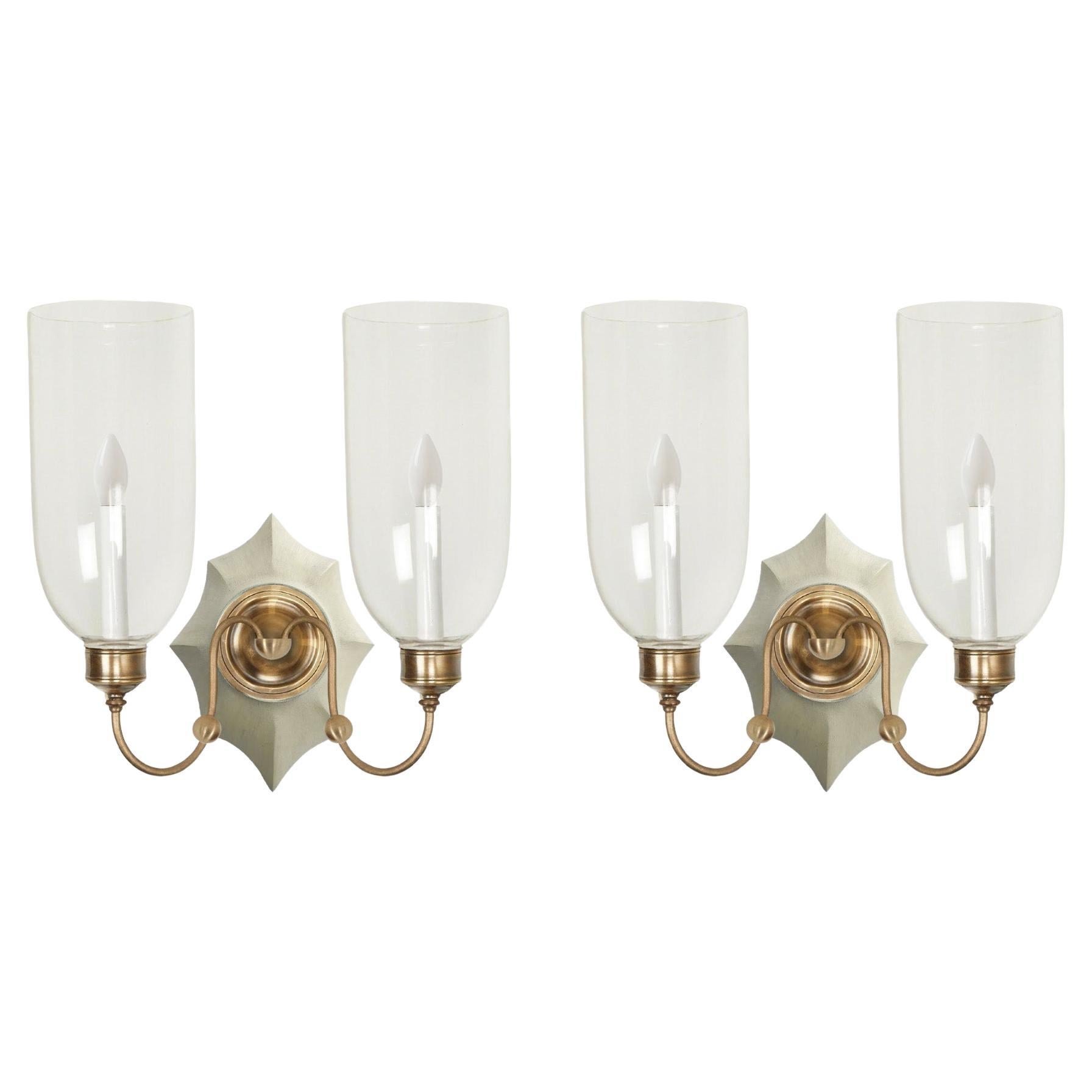 Pair of David Duncan Studio Sage Boissy II Light Sconces