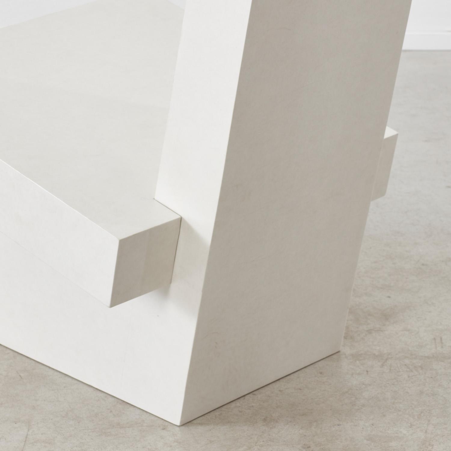 Ein Paar David Horan Paper Lounge Chairs für Béton Brut, Großbritannien, 2022 im Angebot 3