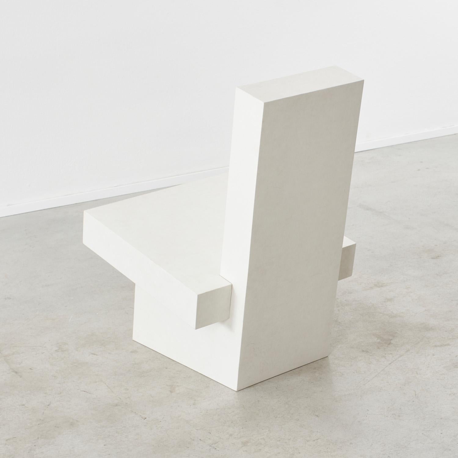 XXIe siècle et contemporain Paire de chaises longues en papier David Horan pour Béton Brut, Royaume-Uni, 2022 en vente