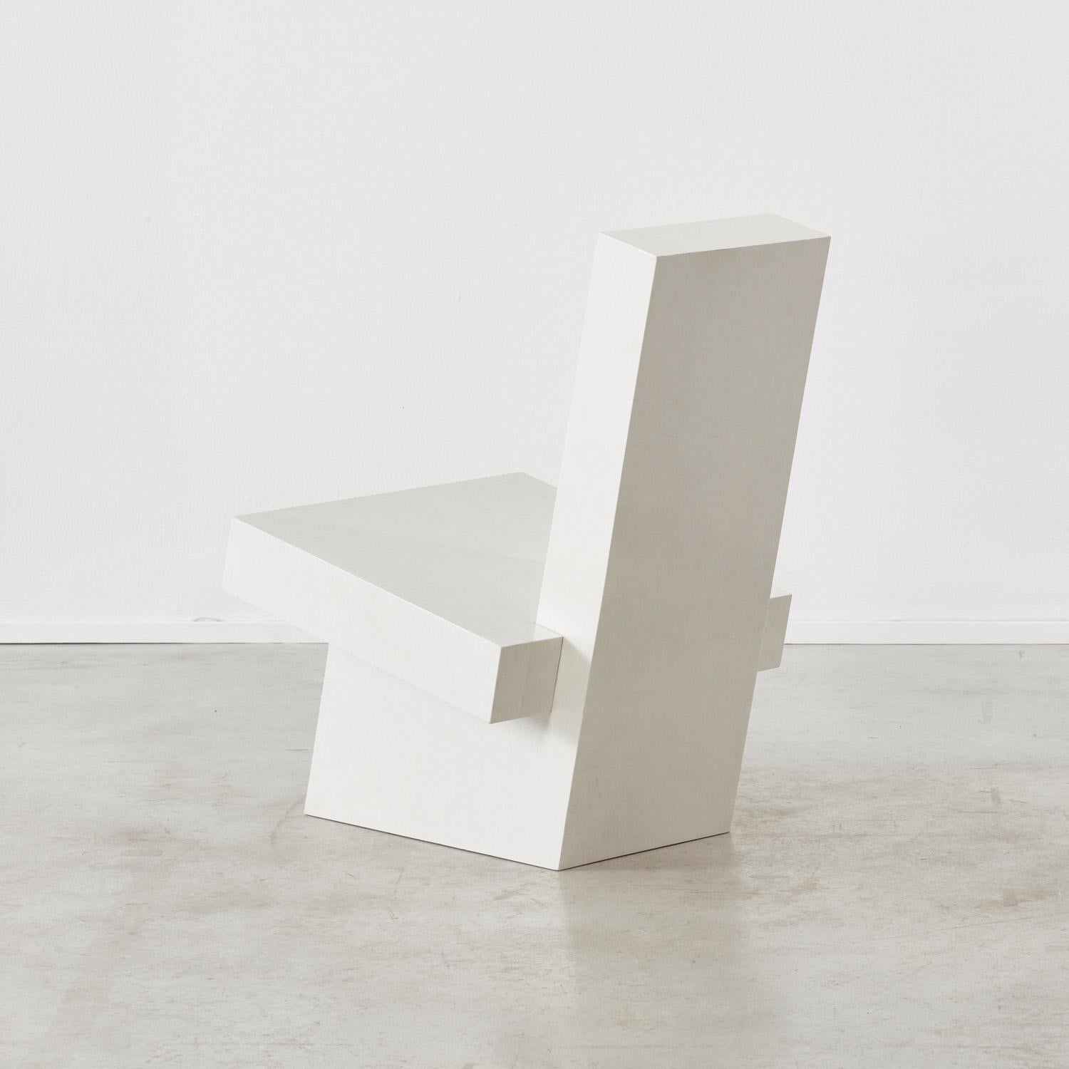 Ein Paar David Horan Paper Lounge Chairs für Béton Brut, Großbritannien, 2022 im Angebot 2