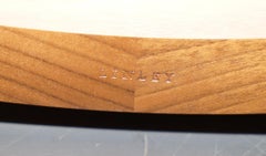 Pair of David Linley Fold Out Console Demi Lune Tea Tables Walnut