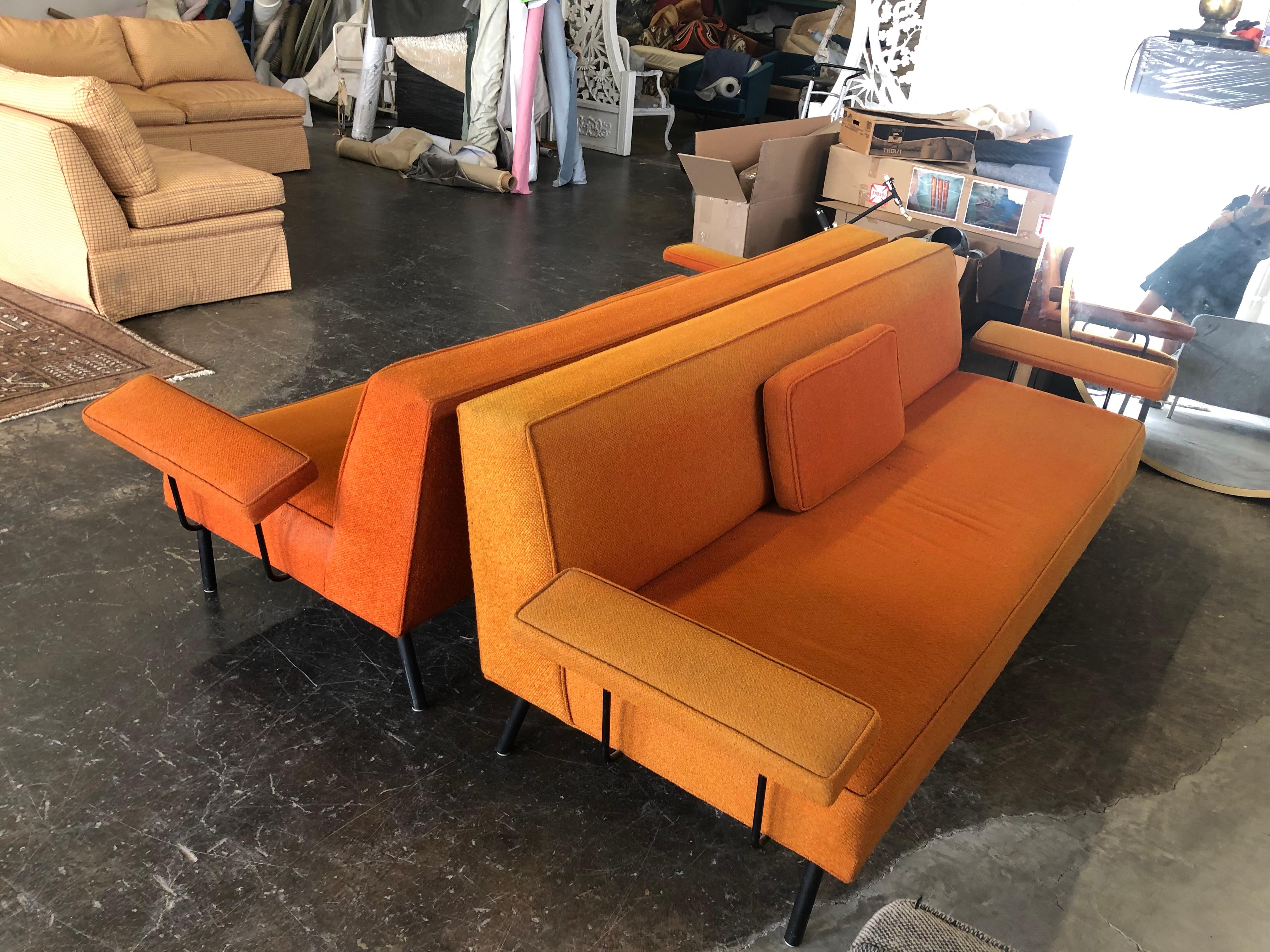 Mid-Century Modern Pair of Daybeds / Sofas by George Nelson for Herman Miller 