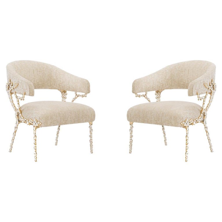 Pair of Dazzling Modern Chairs For Sale at 1stDibs