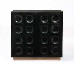 Pair of De Coene Circle Chests, Belgium 1970's