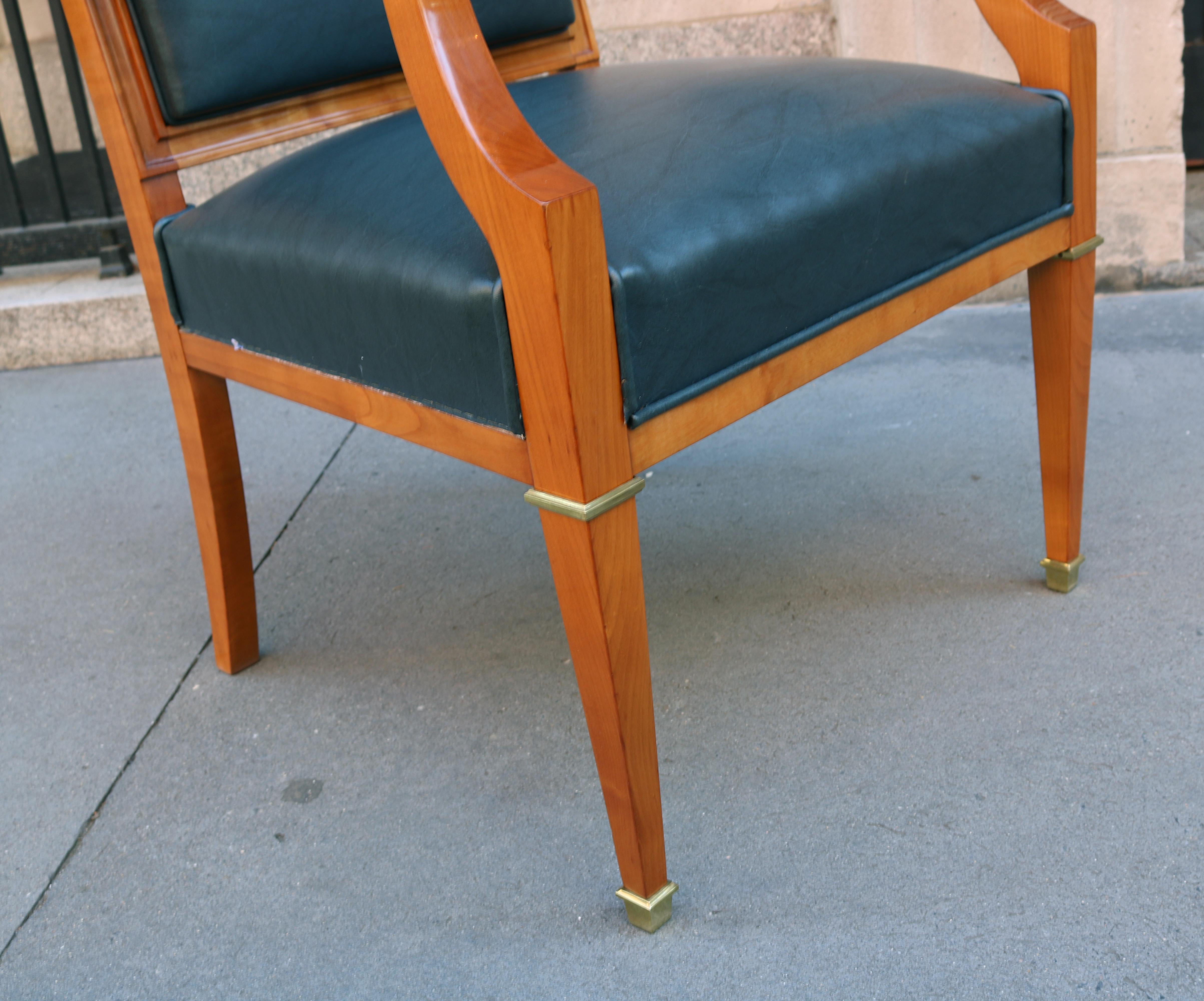 Pair of De Coene Frères Art Deco Armchairs In Good Condition For Sale In New York, NY