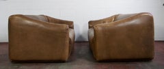 Pair of De Sede DS 47 Leather Sofa