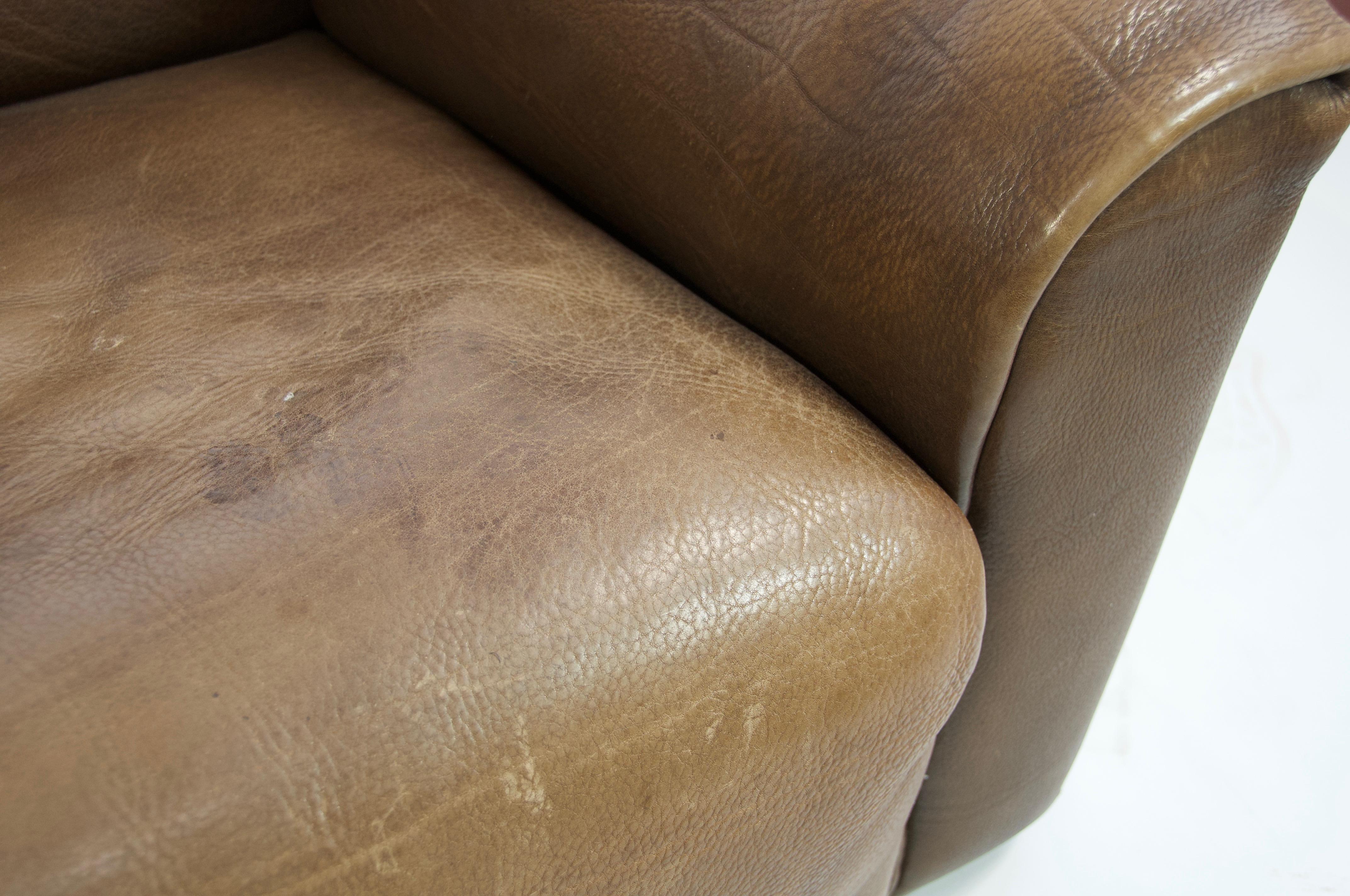 20th Century Pair of De Sede DS 47 Leather Sofa For Sale