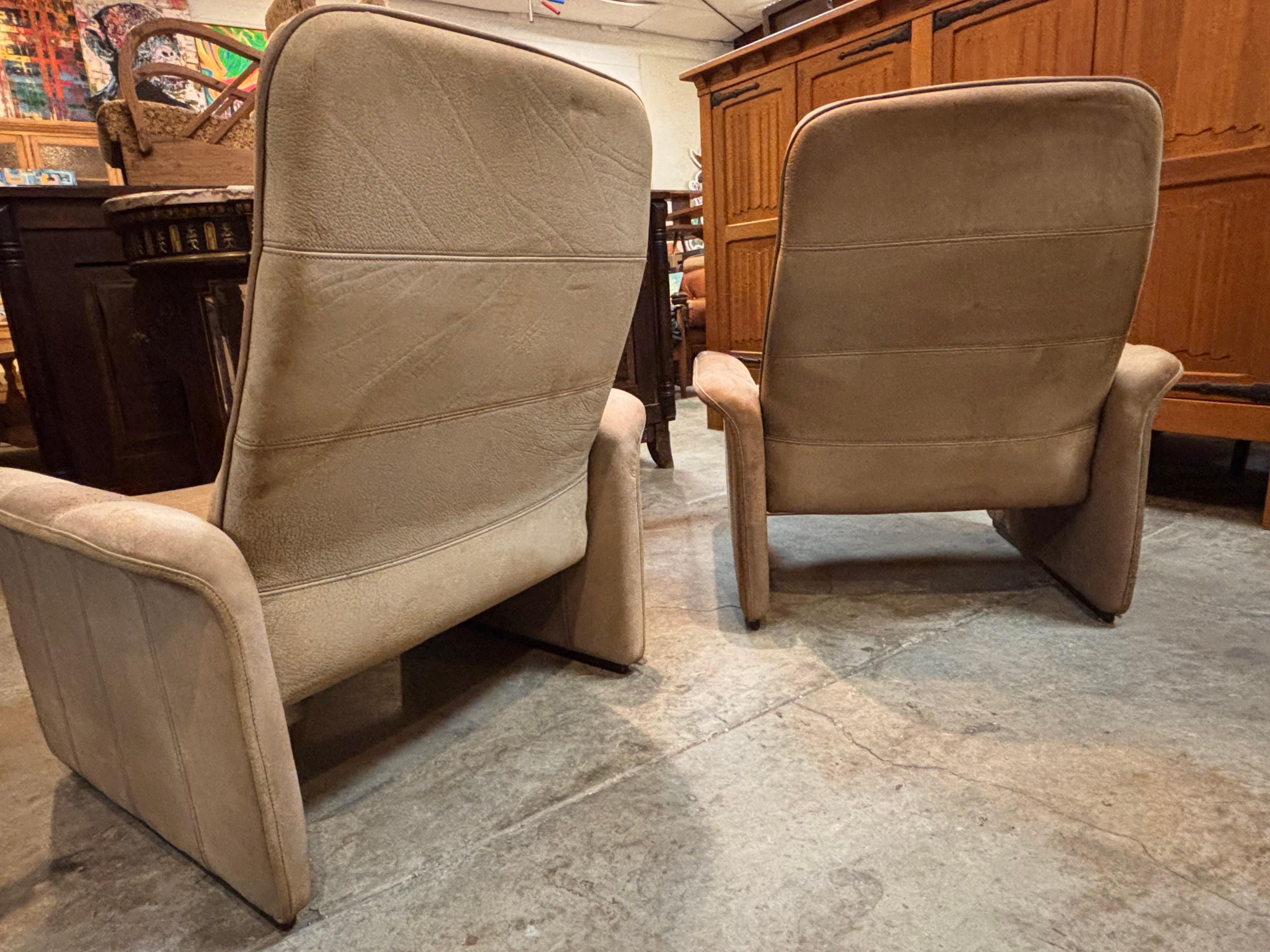 Mid-Century Modern De Sede DS-50 fauteuils de salon inclinables, années 1970 en vente