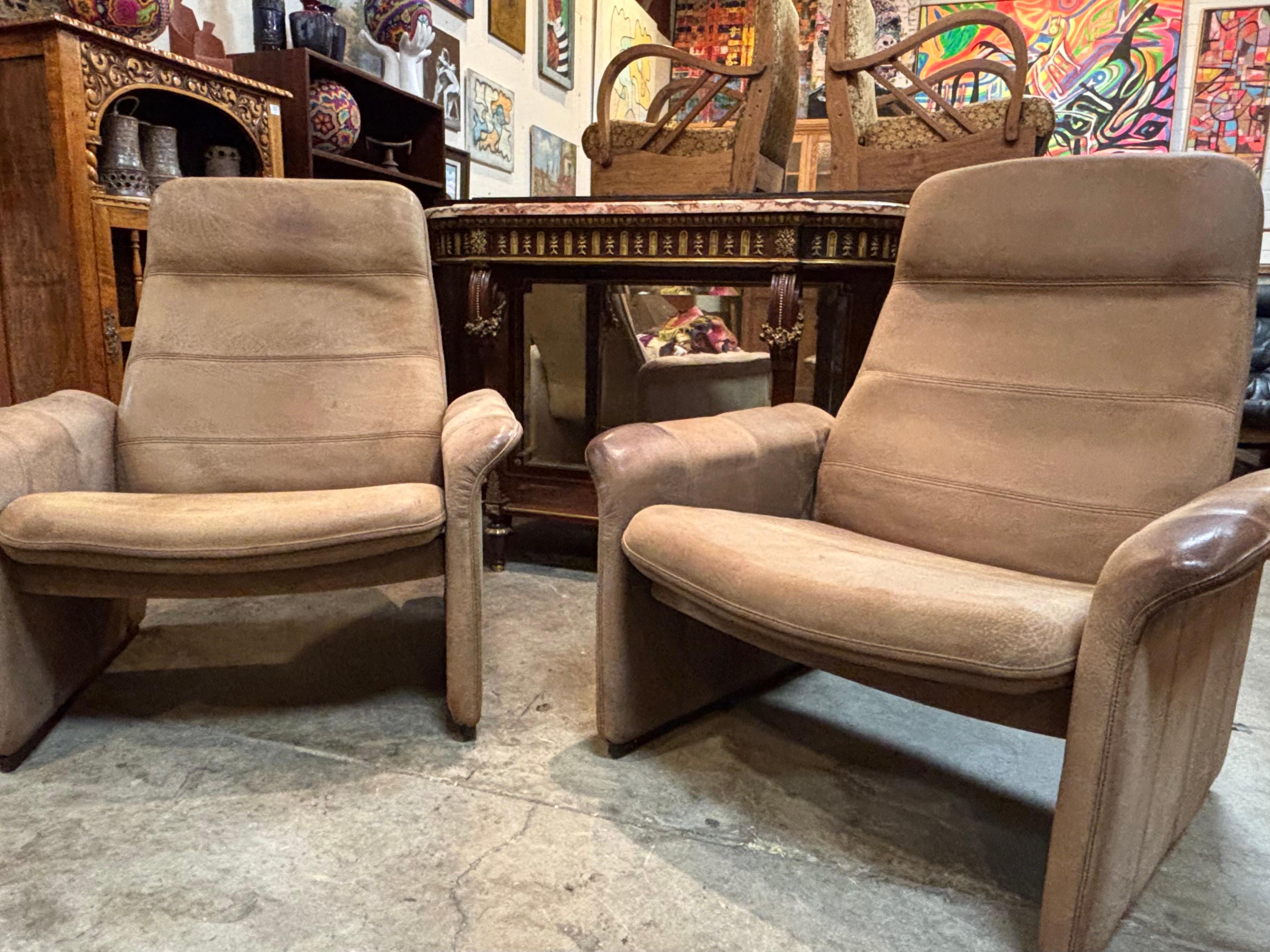 De Sede DS-50 fauteuils de salon inclinables, années 1970 en vente 1