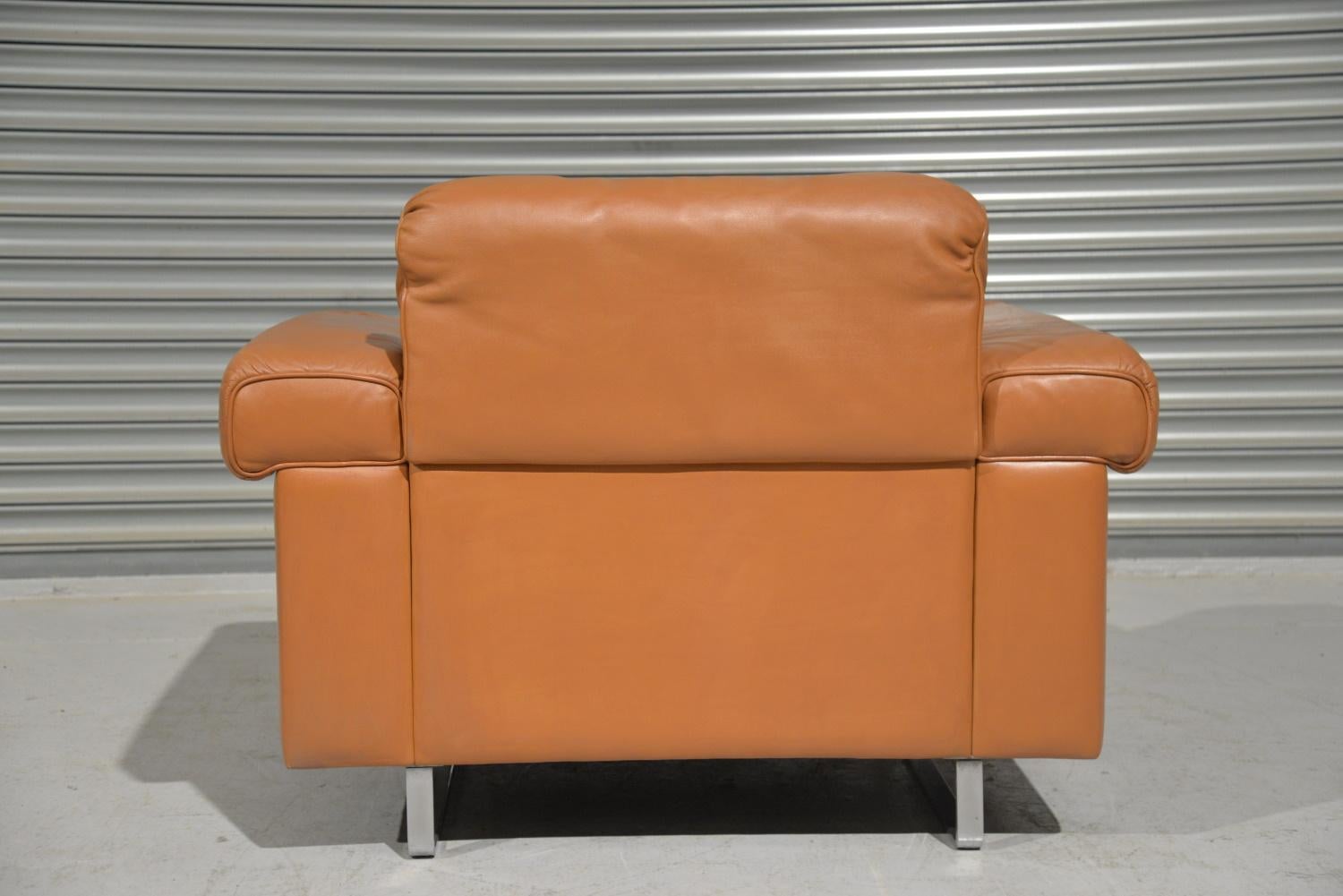 Pair of De Sede DS-P Leather Armchairs by Robert Haussmann, Switzerland, 1971 For Sale 6