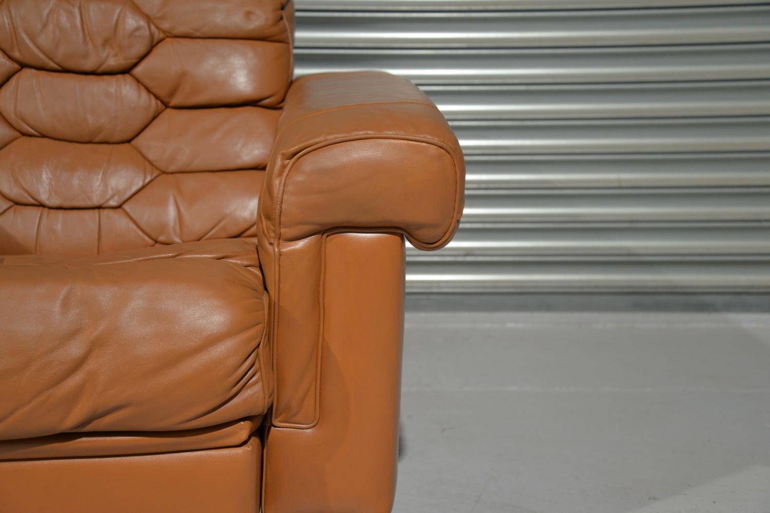 Pair of De Sede DS-P Leather Armchairs by Robert Haussmann, Switzerland, 1971 For Sale 10