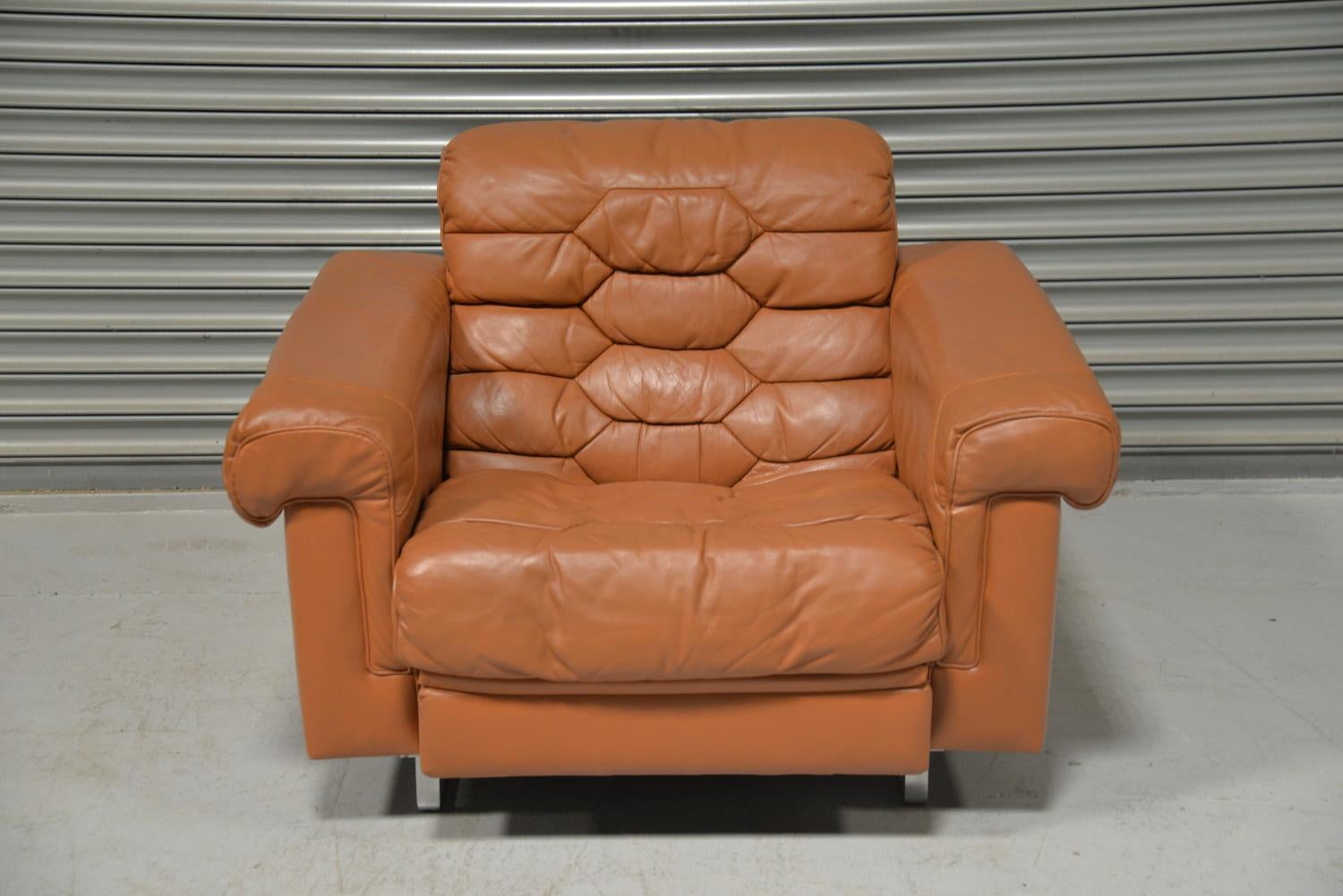 Pair of De Sede DS-P Leather Armchairs by Robert Haussmann, Switzerland, 1971 For Sale 2