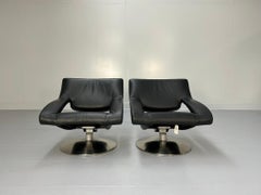 Pair of De Sede DS255/01 Armchairs – In Black Leather