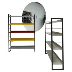 Pair of 'De Stijl' inspired 1950's XXL Shelvings  Tomado The Netherlands 1950's