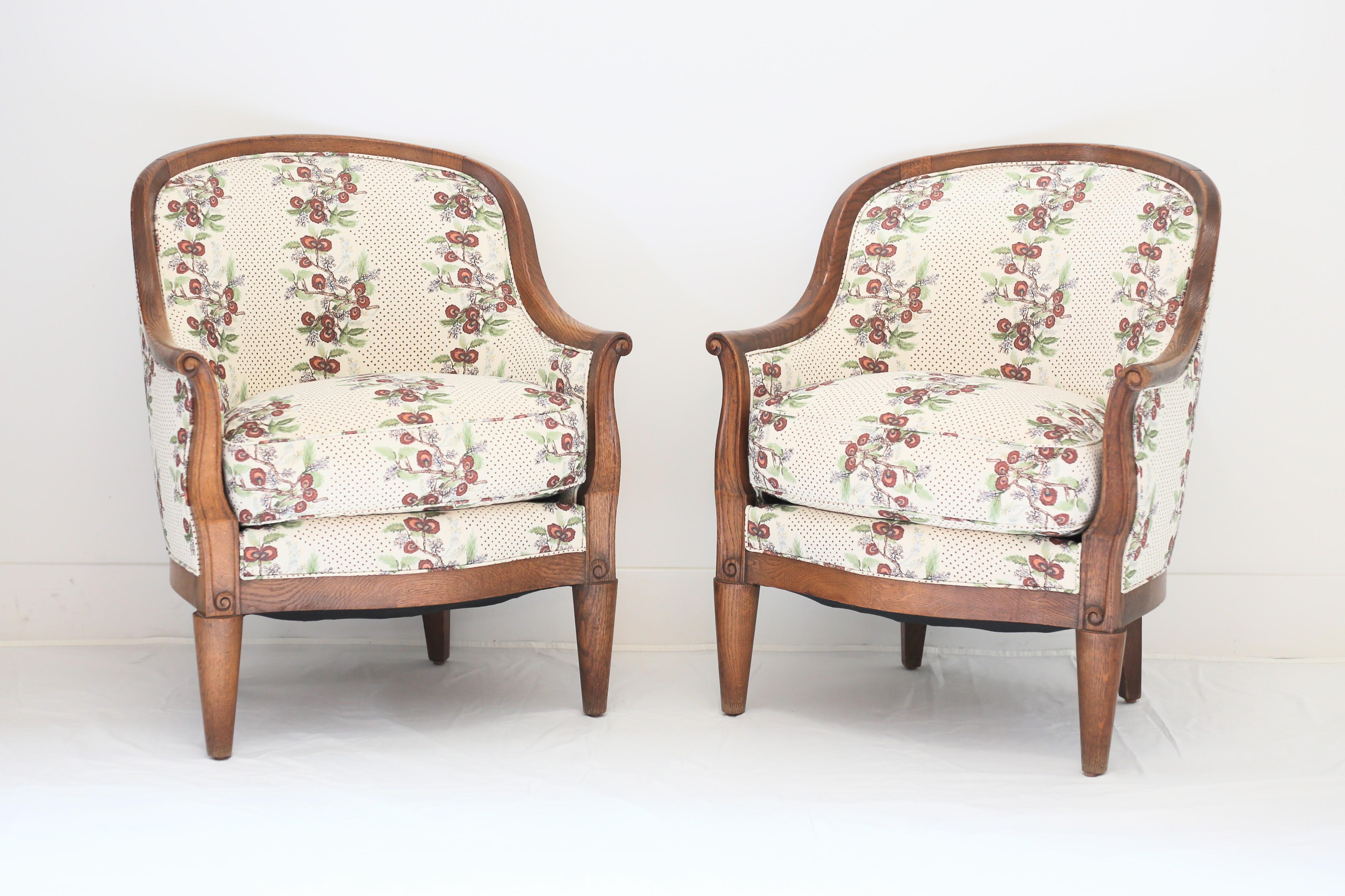 Art Deco Pair of Deco Armchairs