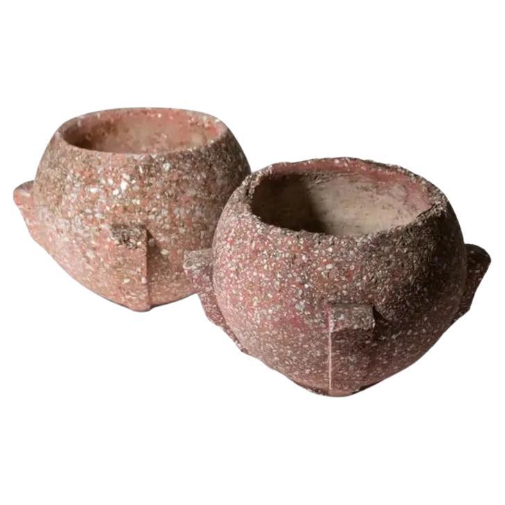 Pair of Deco Planters For Sale