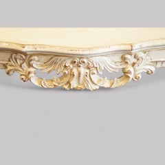 Pair of decorated French console tables