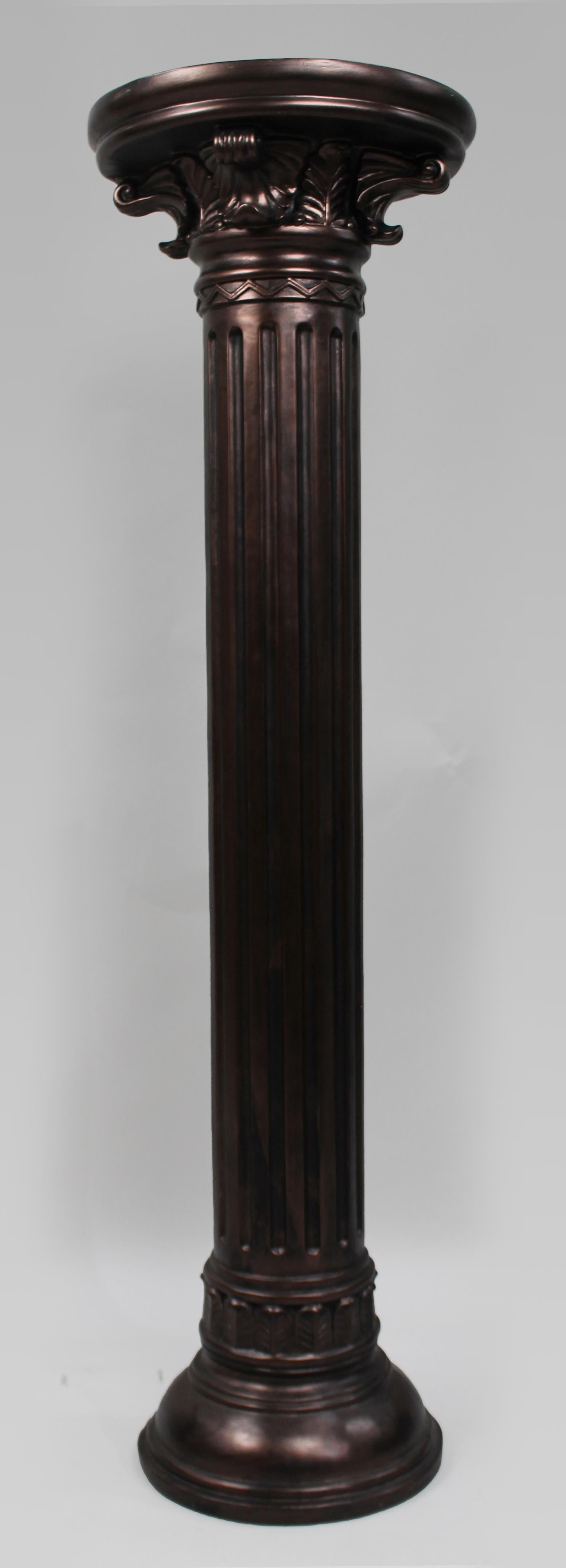 European Pair of Decorative Antique Style Corinthian Pedestals For Sale