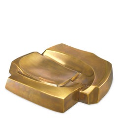 Coppia di ciotole decorative in ottone con finitura vintage