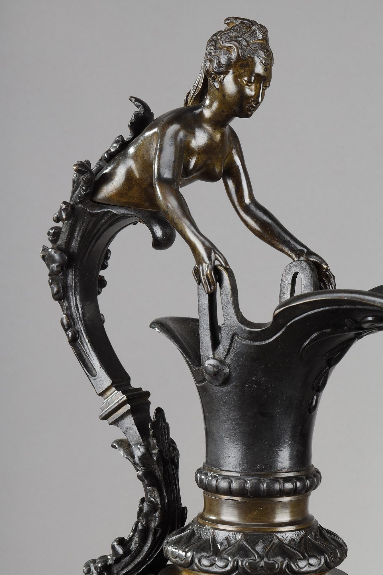 Dekorative Bronze-Würfel im Renaissance-Stil, Paar im Angebot 5