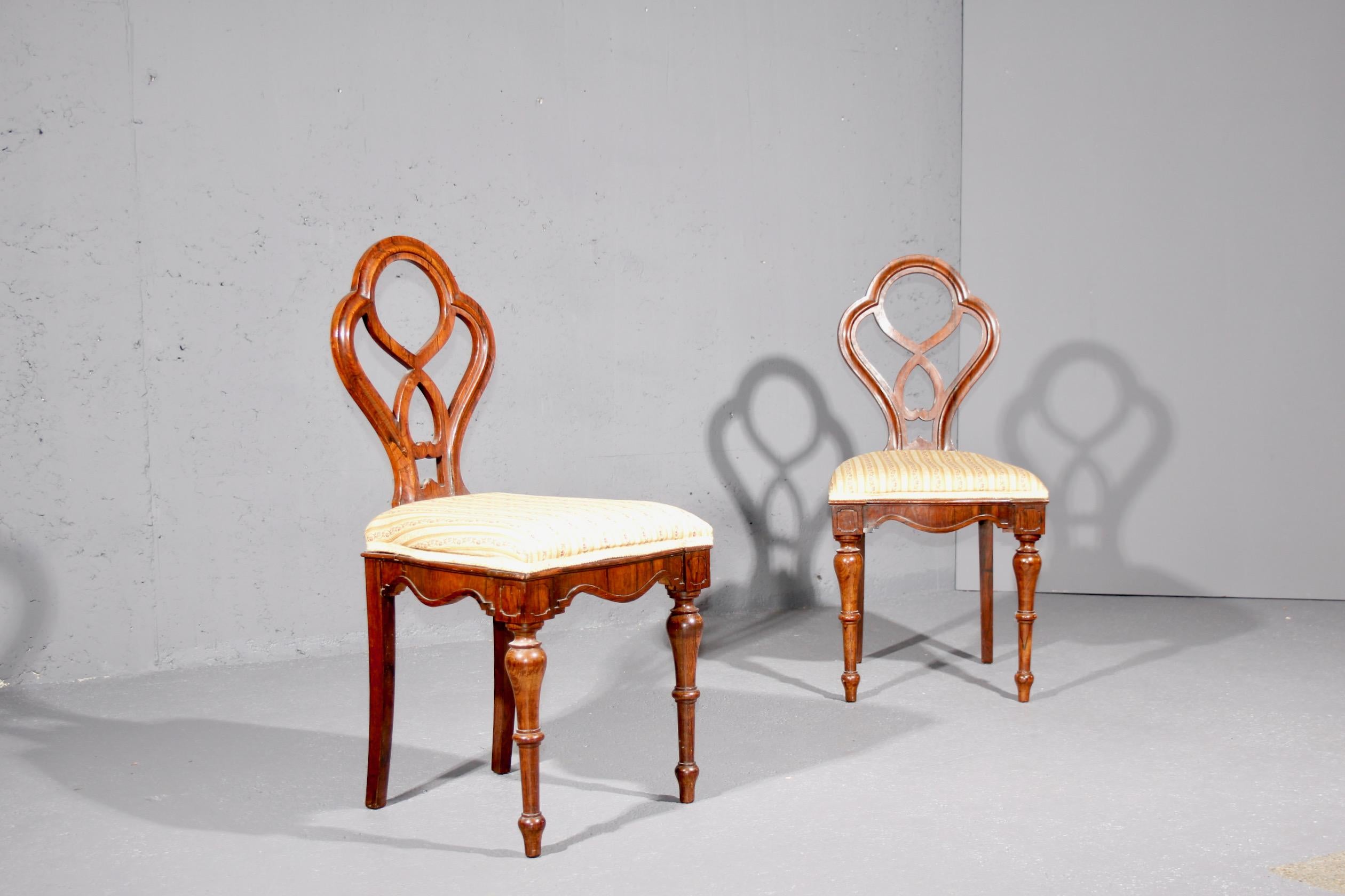 Pair of decorative chairs 