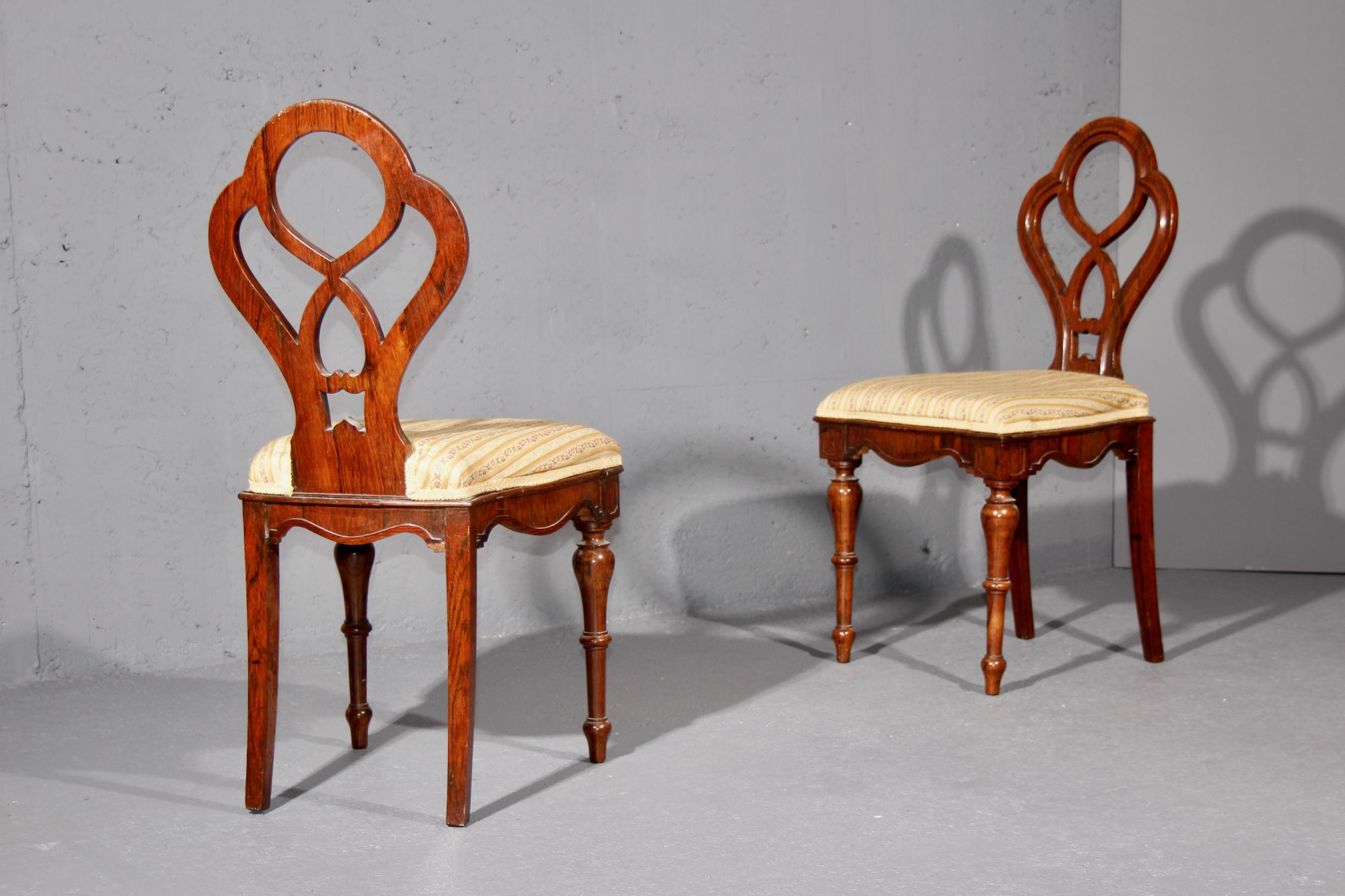 19th Century Pair of decorative chairs For Sale