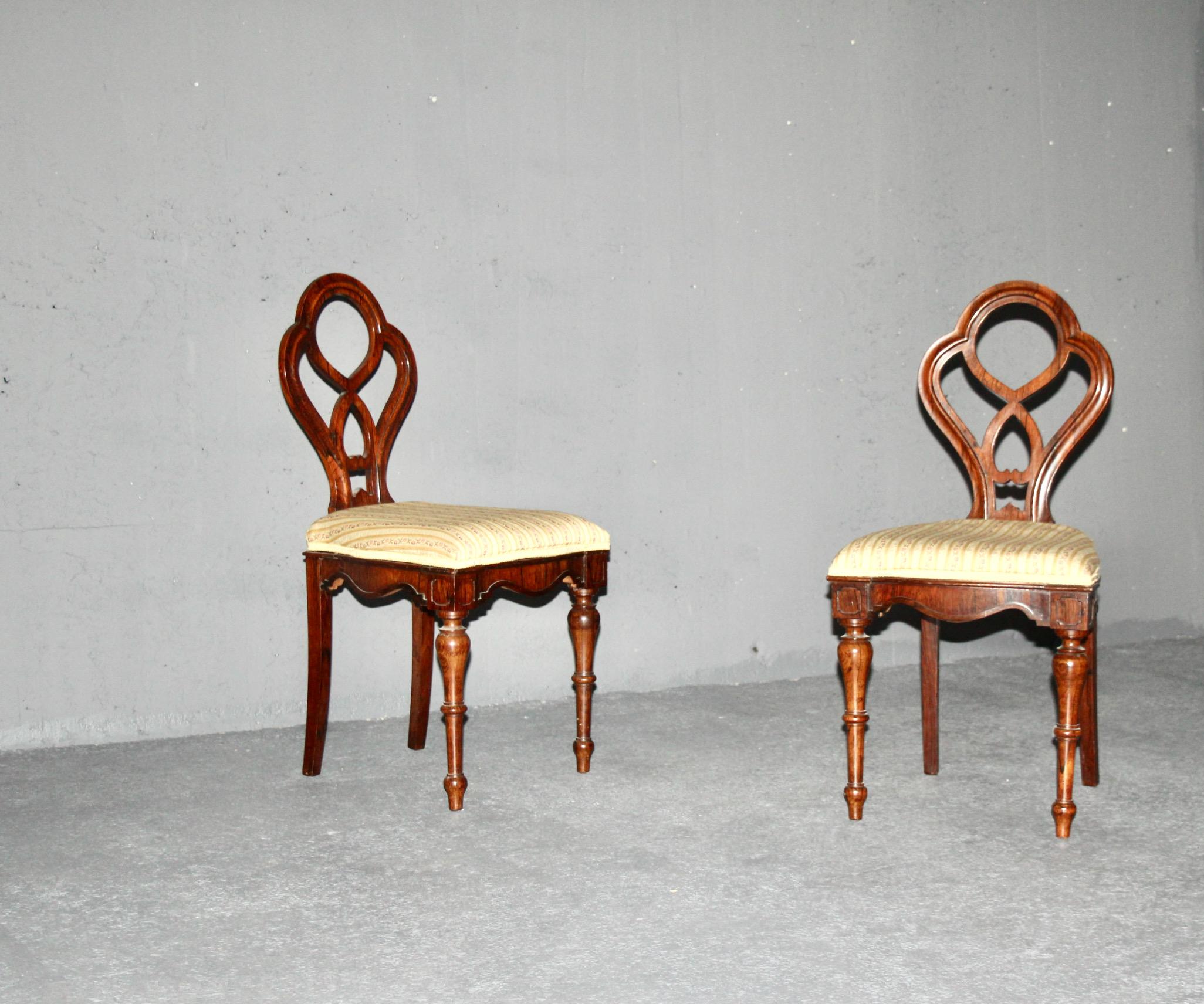 Pair of decorative chairs For Sale 1