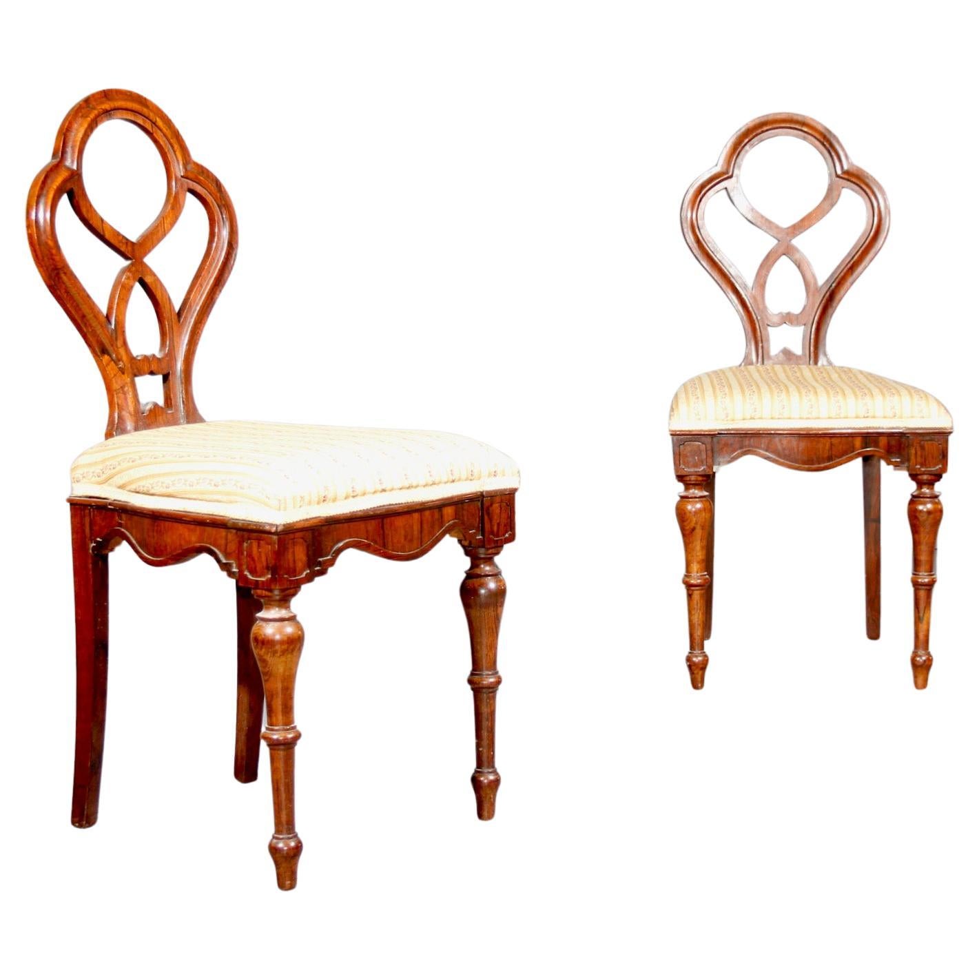 Pair of decorative chairs
