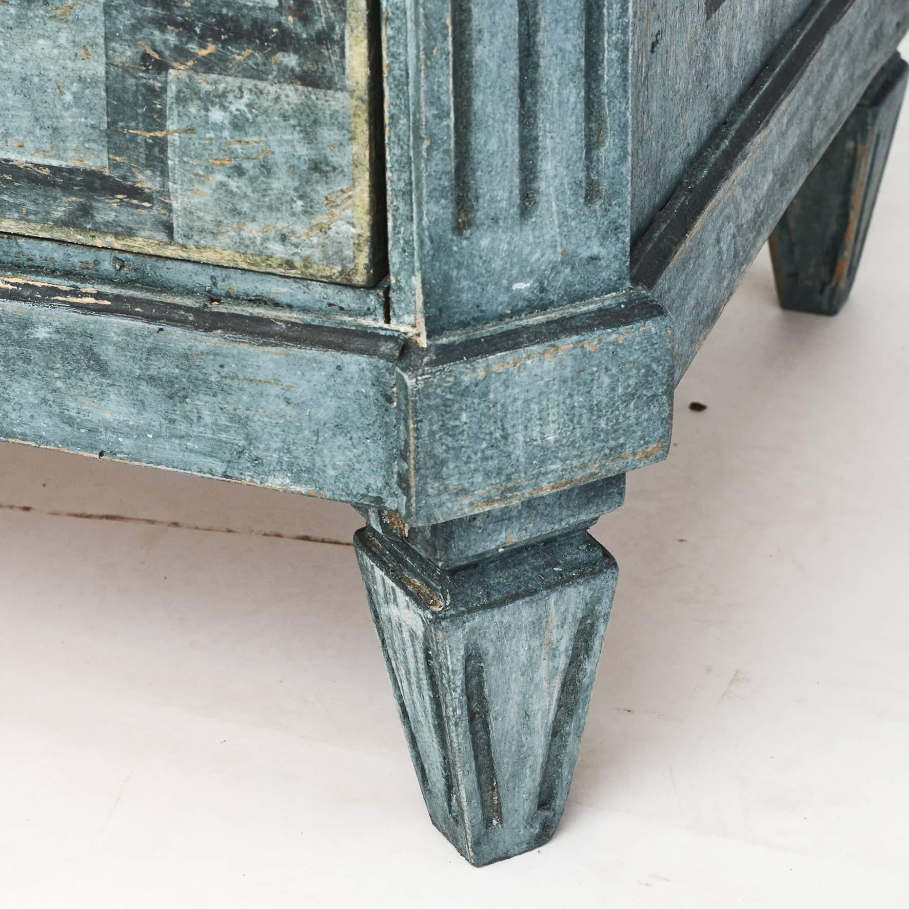 Pair of Decorative Chest of Drawers in Gustavian Style Approx 1860 3