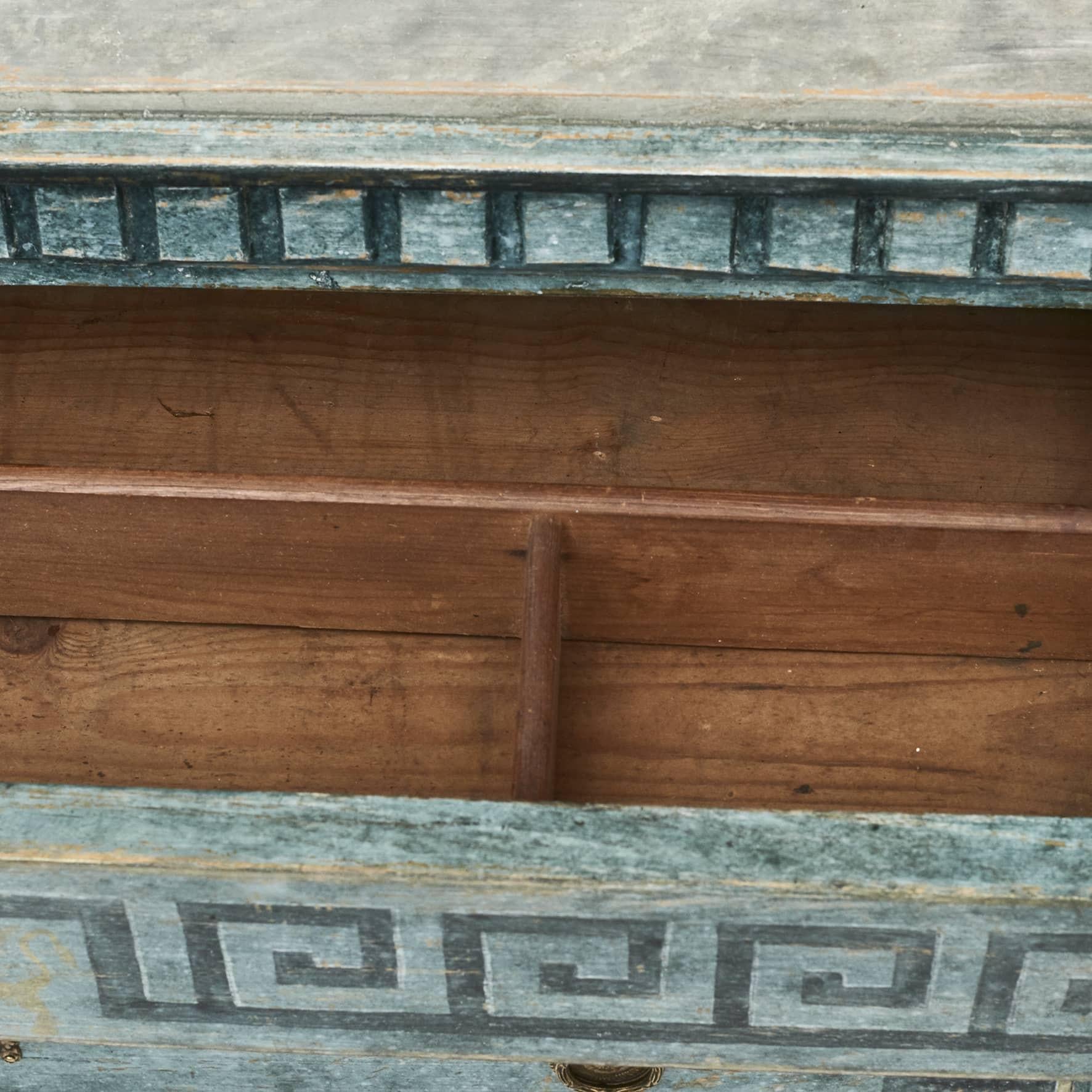 Pair of Decorative Chest of Drawers in Gustavian Style Approx 1860 1