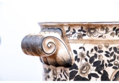 Pair Of Decorative Chinese Porcelain Cache Pots