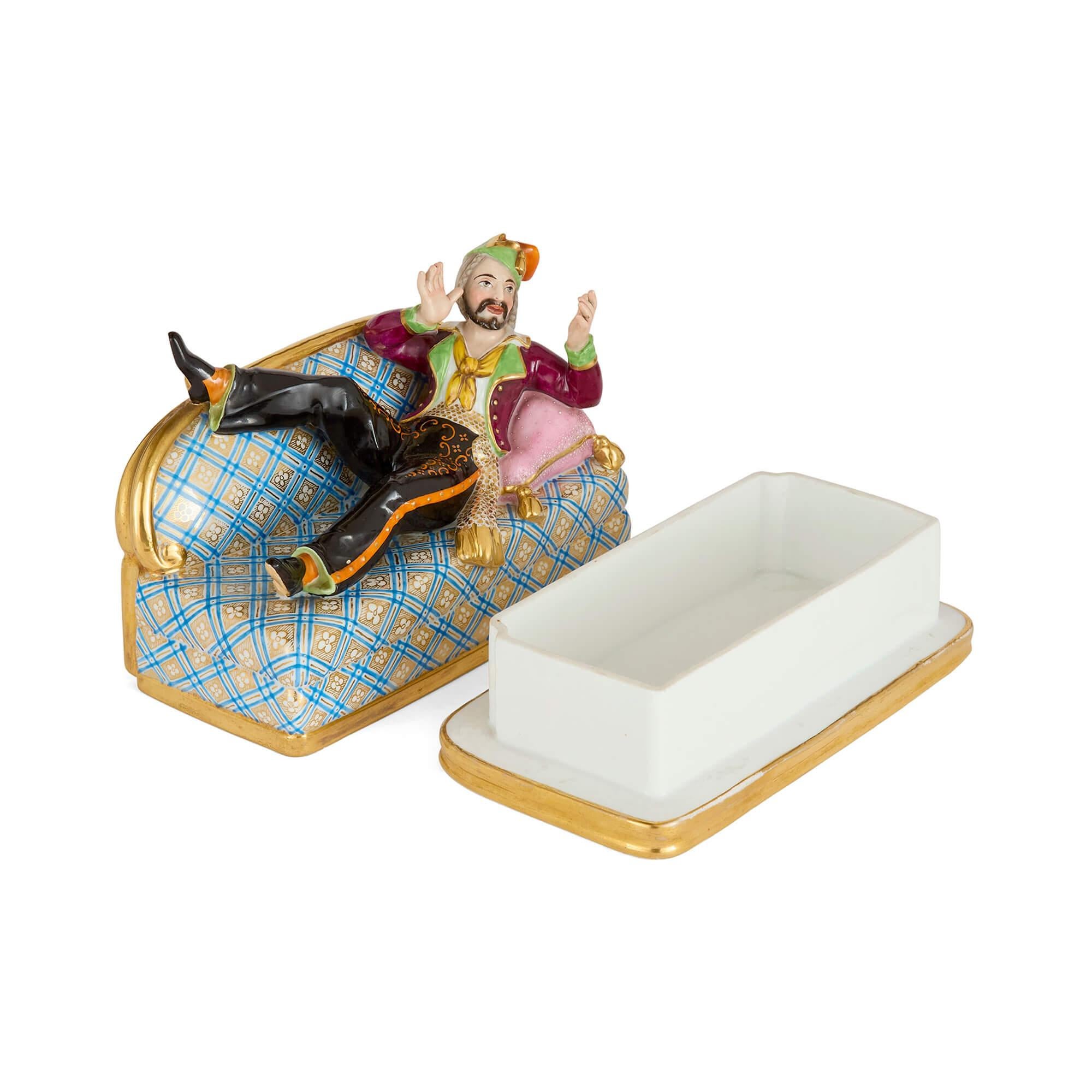 Victorian Pair of Decorative French Antique Butter Dishes by Ruaud For Sale