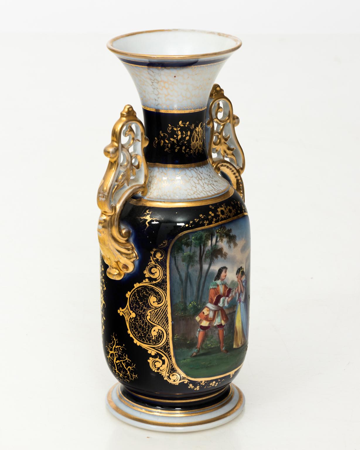 Pair of Decorative French Vases, circa 1890 For Sale 5