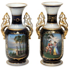 Pair of Decorative French Vases, circa 1890