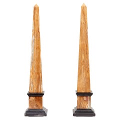 Pair of Decorative Grand Tour Neoclassical-Style Obelisks