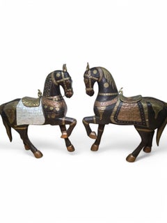 Pareja de caballos decorativos - Años 50