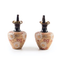 Pair of Decorative Jugs by Royal Doulton, End of the 19th Century