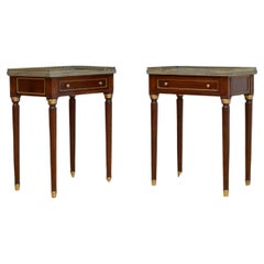 Pair of Decorative Marble Top Tables