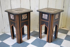 Pair of Decorative Moorish Style Occasional Tables