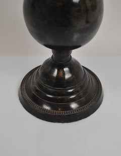 Pair of Decorative Neoclassical Metal Obelisks