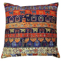 Pair of Decorative Persian Accent Pillow with Down Filling