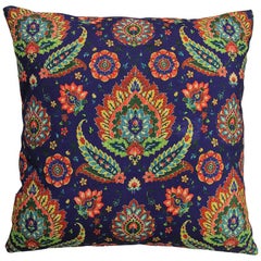 Pair of Decorative Persian Accent Pillow with Down Filling