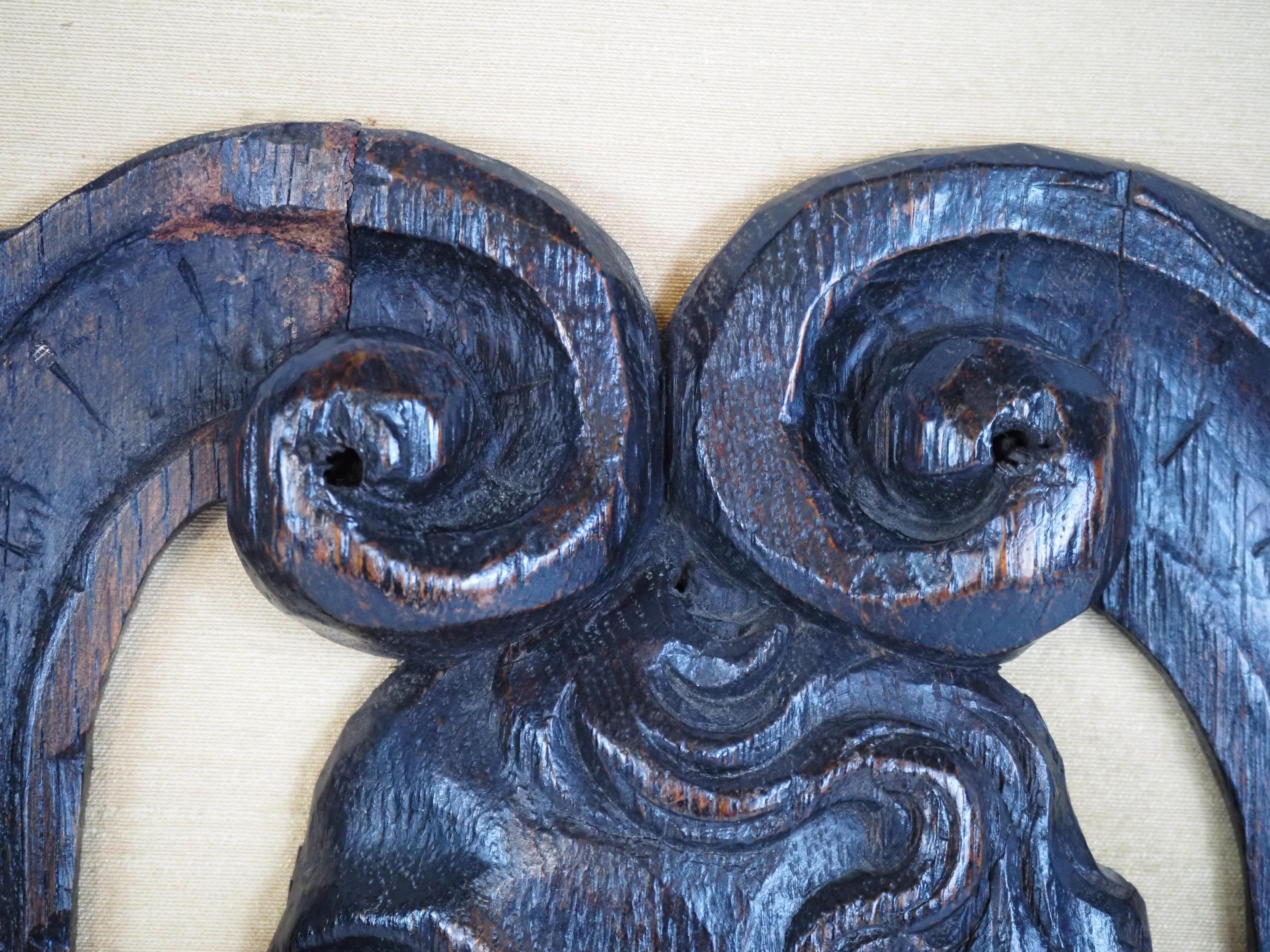 Pair of decorative Renaissance oak wooden reliefs, Europe, late 16th century For Sale 6